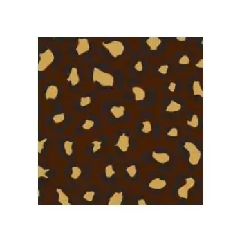 Pastry Chef's Boutique F003251 Chocolate Transfer Sheets 12'' x 15.5'' - Flossie - Pack of 10 Sheets Chocolate Transfer Sheets