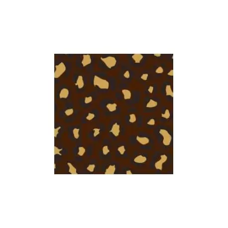 Pastry Chef's Boutique F003251 Chocolate Transfer Sheets 12'' x 15.5'' - Flossie - Pack of 10 Sheets Chocolate Transfer Sheets