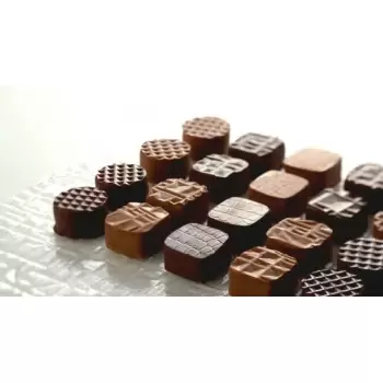 Pavoni STRKIT2 Chocolate Texture Sheets - 4 Patterns - 32 sheets Chocolate Acetate & Textures Sheets