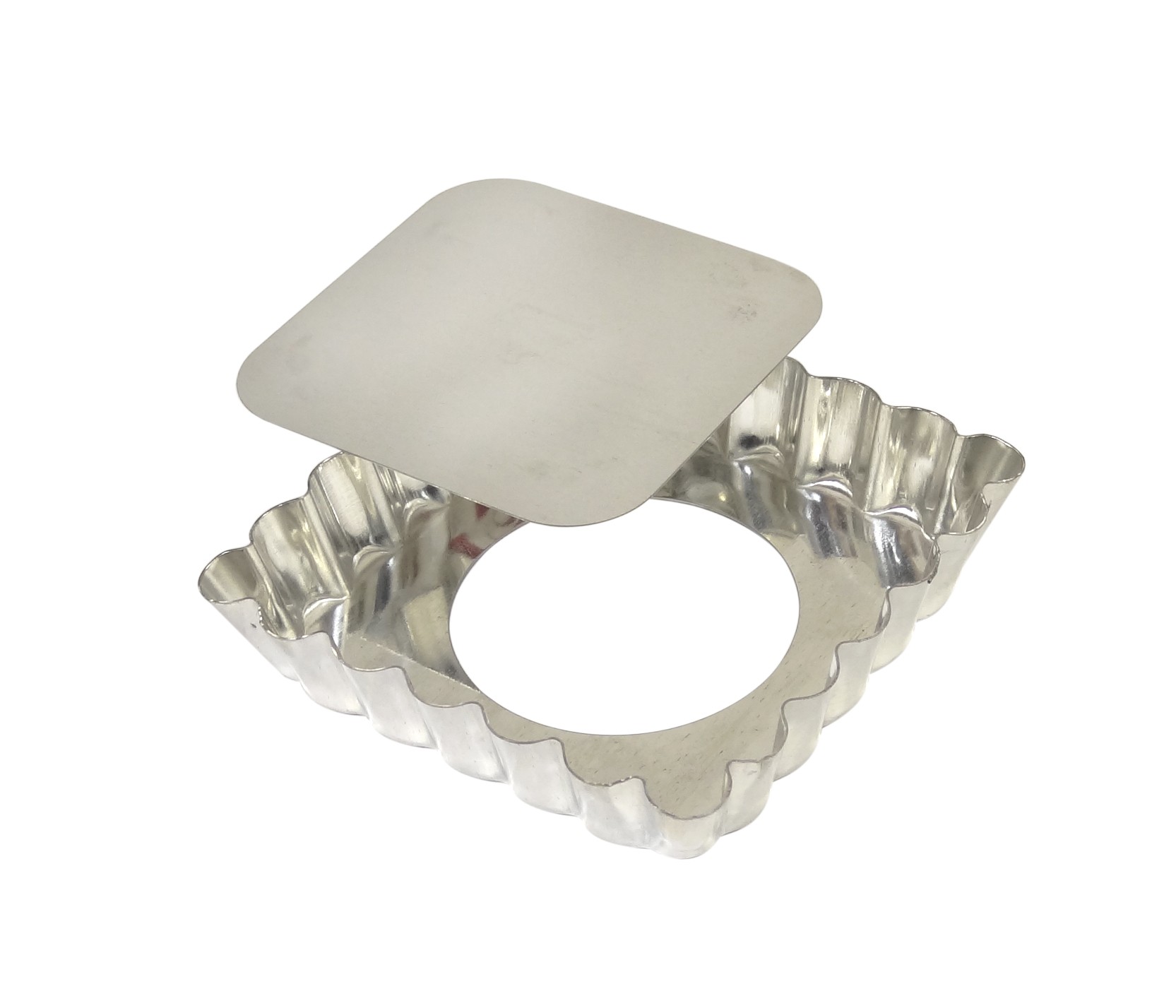 Gobel A4982121 Gobel Mini Fluted Square Tartlet Pans with