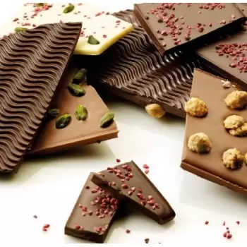 Pastry Chef's Boutique F000132 Texture Sheets for Chocolate 40 x 60 cm - Mini Waves Chocolate Acetate & Textures Sheets