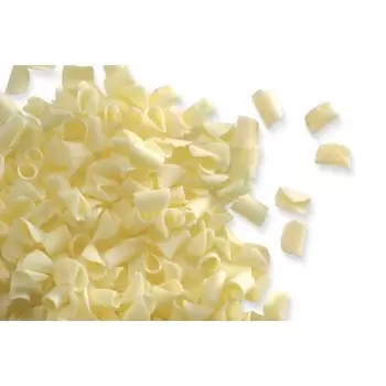 Belgian Chocolate Curls - Blossom Curls White- 12 Oz