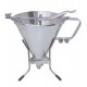 De Buyer 3354.02 De Buyer Automatic professional Stainless Steel piston funnel KWIK PRO - 2Qt. Confectionery Filling Funnels