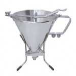 De Buyer Automatic professional Stainless Steel  piston funnel KWIK PRO - 2Qt.