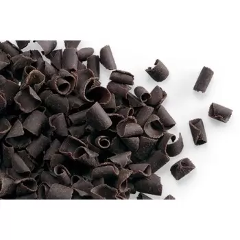 Belgian Chocolate Curls - Blossom Curls Dark - 1Lb