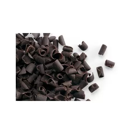 Belgian Chocolate Curls - Blossom Curls Dark - 12 Oz