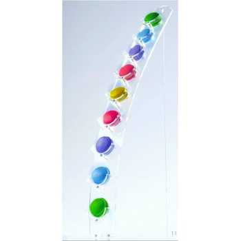 Half Moon Shape Macarons Display - Holds 9 macarons - 24\'\'high