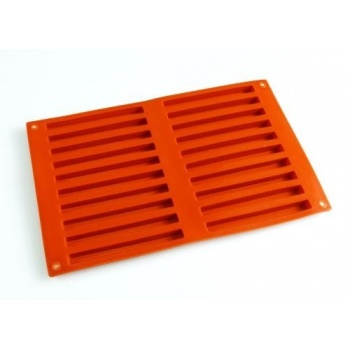 Mold silicone rectangle small 20 cavities of LACOR