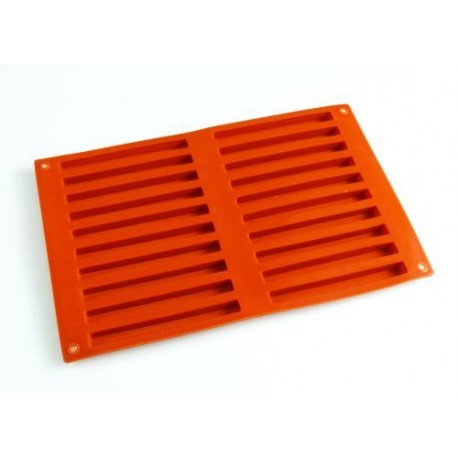 Rectangle Flower & Leaf Silicone Mold