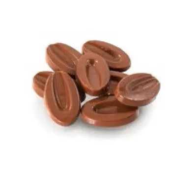 Valrhona Professional Signature Range Satilia Milk 35% cocoa 43% sugar 37% fat content 21% whole milk - 2Lb - Feves