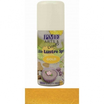 PME 398608 PME Edible Lustre Spray - 100ml - Gold Spray Coloring