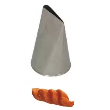 Ateco M1303 St Honore Slim Pastry Tip- Stainless Steel St Honore and Tourbillon Pastry Tips