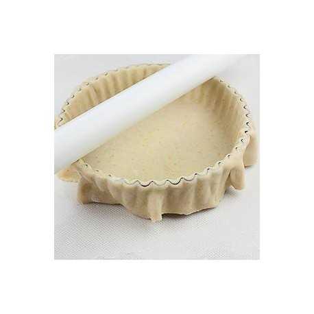 Paderno 47719-24 Deep Fluted Non-Stick Round Tart Pan Removable Bottom - 9 1/2" X 2" Tart & Quiches Pans