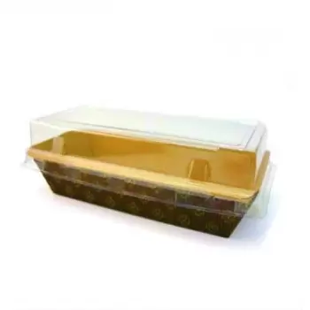 Novacart PM178 Novacart Paper Loaf Pans 7''x 3''x 2'' ( Siliconized) - 300 pcs - PM178 - No Lids Included Cake and Loaf Paper...