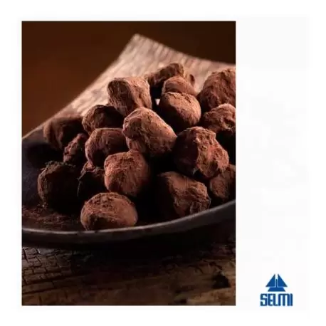 Selmi Auto Truffle Selmi Automatic Truffle - COATING MACHINE FOR TRUFFLES IN TWO SECTIONS Chocolate and Confectionery Coating...