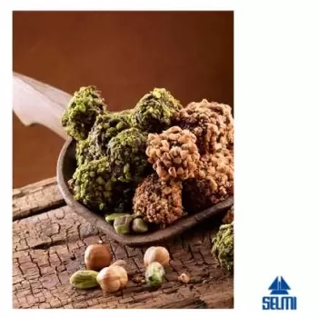 Selmi Auto Truffle Selmi Automatic Truffle - COATING MACHINE FOR TRUFFLES IN TWO SECTIONS Chocolate and Confectionery Coating...