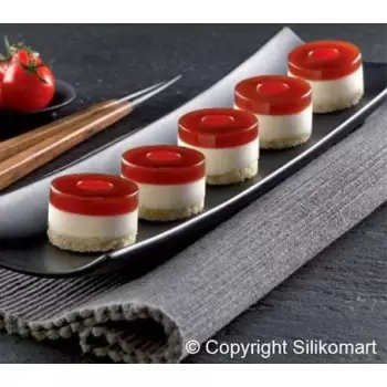 Silikomart 36.162.87.0065 Silikomart Silicone Mold Sushi Roll  Diam. 1,57 h 0,98 inch - SF162 Silikomart Silicone Molds
