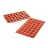 Silikomart SF180 Silikomart Silicone Pastille Insert Molds - 40 Cavity - Ø 27 H - 11 mm - SF180 - 175mm x 300mm Non-Stick Sil...