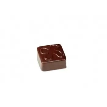 Pavoni PC103 Pavoni Polycarbonate Chocolate Molds - Artisanal Square Fantasy - 21 pralines. 10 gr ca. Mould 275x135 mm. 26x26...