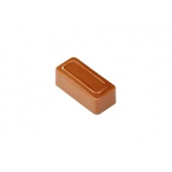 Pavoni PC106 Pavoni Polycarbonate Chocolate Molds - Artisanal Rectangular Line 21 pralines. 10 gr ca. Mould 275x135 mm. 37x16...
