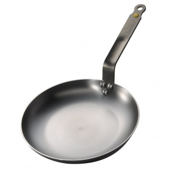 de Buyer MINERAL B Carbon Steel Omelette Pan 9.5