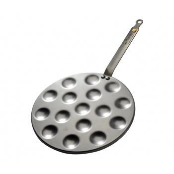 De Buyer 5612.16 De Buyer Round Iron Pan Mineral B Element for Poffertjes & minis blinis- Ø 10 1/4'' Mineral B Element Cookware