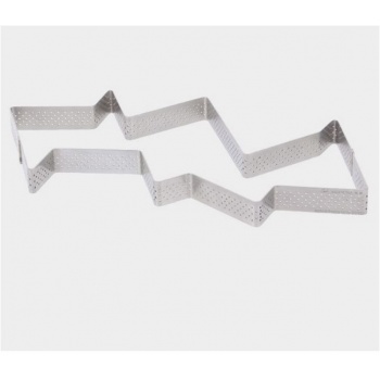 De Buyer 3099.96 De Buyer Stainless Steel Perforated Tart Ring - Christophe Renou - 6 parts Other Shaped Rings