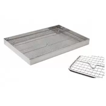 Matfer Bourgeat 313004 Matfer Bourgeat Candissoire Glazing Candy Draining Box Tray 600mmx400mmx50mm Glazing Table