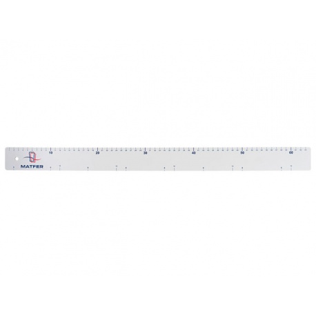 Matfer Bourgeat 140206 Matfer Bourgeat Graduated Pastry Ruler 25''x2'' Ruler and Pastry Combs