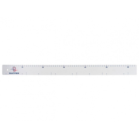 Matfer Bourgeat 140206 Matfer Bourgeat Graduated Pastry Ruler 25''x2'' Ruler and Pastry Combs