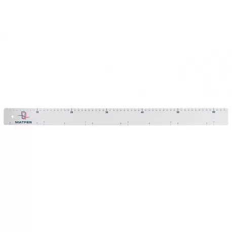 Matfer Bourgeat 140206 Matfer Bourgeat Graduated Pastry Ruler 25''x2'' Ruler and Pastry Combs