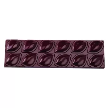 Matfer Bourgeat 380121 Polycarbonate Almond Bars Molds Tablets Molds