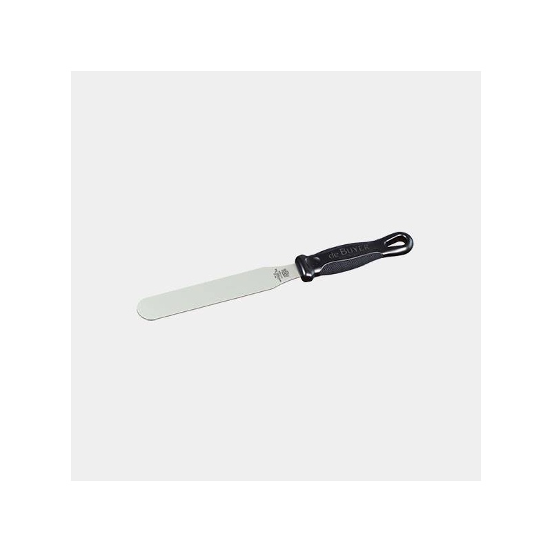 narrow stainless steel spatula