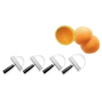 Louis Tellier MEL01 Set of 4 Melon Peelers Decorating Tools