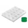 Silikomart 25.956.99.0065 Silikomart Professional MULTIFLEX 60/3 - SET 3 SILICONE MOULD ø 60 x 45 mm Clear Silikomart Silicon...