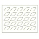 Pastry Chef's Boutique CHABLON2 Leaf Rubber Chocolate Chablons Mat Chocolate Chablons Mats