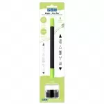 PME PE035 PME Brush & Fine Refillable Edible Pen with 8g Refill Jar - Lime Green Edible Markers
