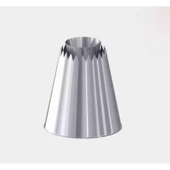 De Buyer Stainless Steel Sultan Pastry Tip Nozzle - Protruding Cone 