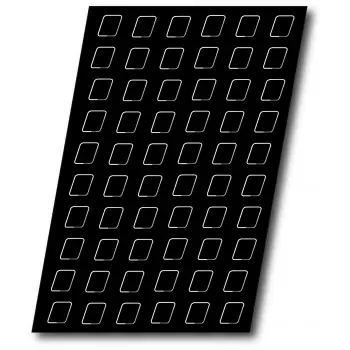 Sasa Demarle FP1128 Sasa Demarle Flexipan Origine - Mini-Squares 1.5'' x 1.5'' (37 x 37 mm) - 18'' x 26'' (400 x 600 mm) ...