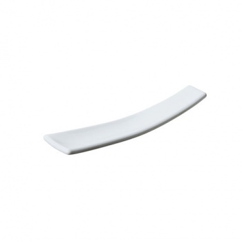 Pastry Chef's Boutique PS32350 - PS Zen Spoon White 3.9'' x 1.1'' x 0.7'' - 400pcs Plastic Mini Dishes