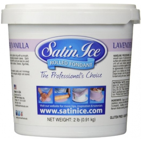 Satin Ice White Fondant 2 Pounds Vanilla