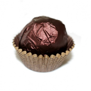 Pastry Chef's Boutique PCBFWSB44 Candy Foil Wrap Satin Brown 4''x4'' - 200pcs Chocolate and Candy Wrapping