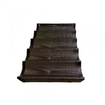 Sasa Demarle SB 420 295L05 00 Sasa Demarle Flexipan Air - Baguettes - Half Size - 13''x18'' - 5 Channels Flexipan Air Molds