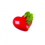 Pavoni Professional Silicone Heart Mold PASSION - mm 175 x 165 x 58 H - 960ML