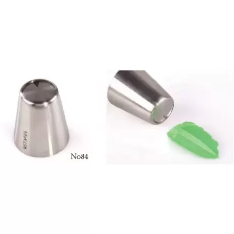RUSS84 Russian Icing Decorating Nozzle Tips Stainless Steel- Foliage - No 84 Russian Pastry Tips