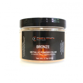 Colorant alimentaire métallisé Bronze - poudre liposoluble - 25 g - Déco  Relief - Meilleur du Chef