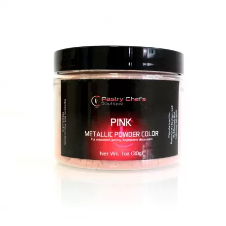 Pastry Chef's Boutique PCBPC22 Pastry Chef's Boutique Metallic Powder Color for Chocolate and Pastry Decoration - PINK - 20gr... Pastry Chef's Boutique PCBPC22 Pastry Chef's Boutique Metallic Powder Color for Chocolate and Pastry Decoration - PINK - 20gr...