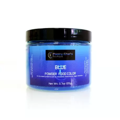 Pastry Chef's Boutique PCBPC05 Pastry Chef's Boutique Powder Food Color - BLUE - 20gr - 0.7oz Powder Liposoluble Colors Pastry Chef's Boutique PCBPC05 Pastry Chef's Boutique Powder Food Color - BLUE - 20gr - 0.7oz Powder Liposoluble Colors