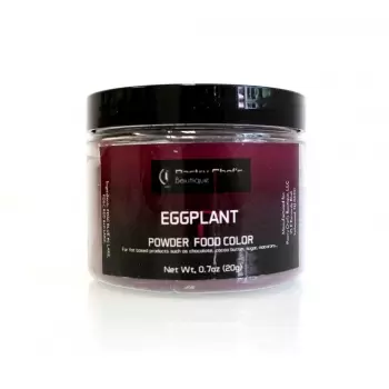 Pastry Chef's Boutique PCBPC13 Pastry Chef's Boutique Powder Food Color - EGGPLANT - 20gr - 0.7oz Powder Liposoluble Colors