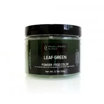 Pastry Chef's Boutique PCBPC08 Pastry Chef's Boutique Powder Food Color - LEAF GREEN - 20gr - 0.7oz Powder Liposoluble Colors